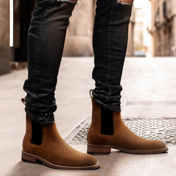 Botas Artesanales para Hombre en Cuero Genuino Estilo Retro