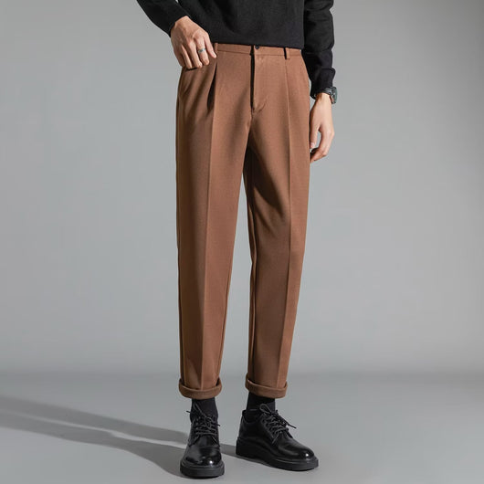 Pantalones Casuales Slim Fit en Lana para Hombre - Image 22