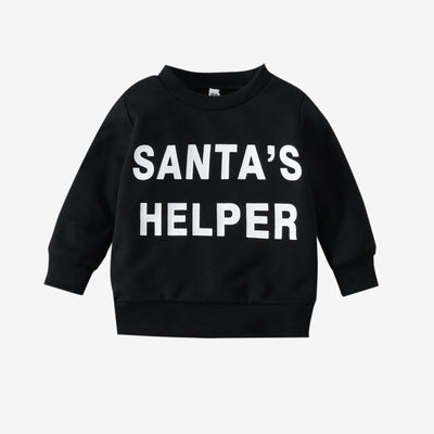 Suéter Navideño Infantil con Estampado de Letras - Image 5