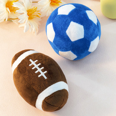 Juguetes Interactivos de Entrenamiento para Cachorros - Diseño de Fútbol y Rugby - Image 2
