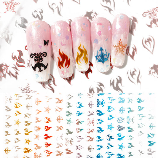 Papel Decorativo para Uñas Mariposas, Flores y Estrellas - Edición Día de Enamorados - Image 2
