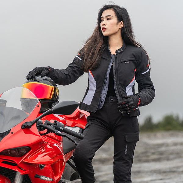 Chaqueta de Motocicleta Impermeable y Térmica para Mujer