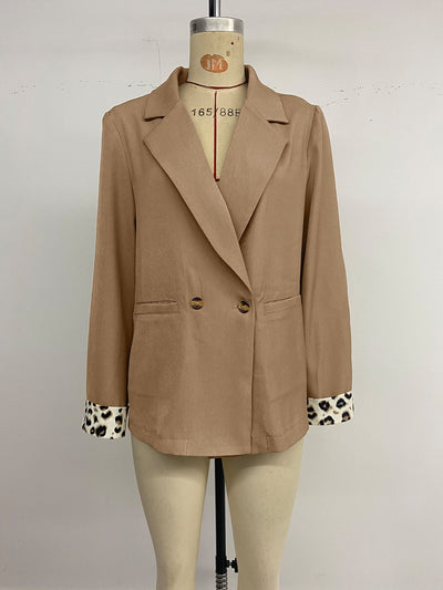 Blazer Leopardo con Costuras Decorativas para Mujer - Image 20