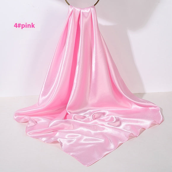 Pañuelo de Seda Artificial 90cm Satinado Brillante - Elegancia Pura