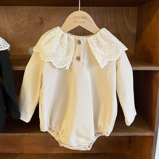 Jumpsuit con Cuello de Encaje para Bebé - Image 11