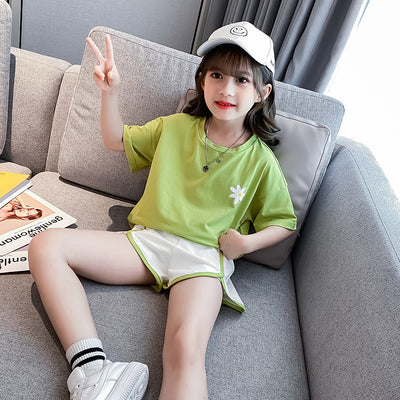 Conjunto Deportivo Niña Crisantemo Espalda - Estilo Coreano Moderno - Image 4