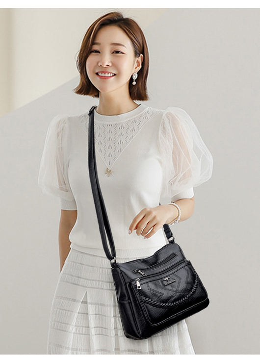 Bolso de Hombro de Cuero Suave para Mujer - Capacidad Extra Grande - Image 24