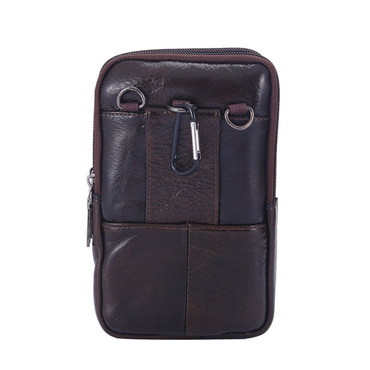 Bolsa de Cintura de Cuero Multifuncional para Hombre - Estilo Outdoor - Image 4