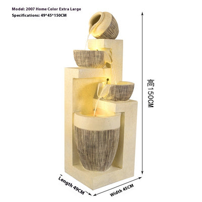 Fuente de Agua Decorativa con Humidificador para Sala de Estar - Image 12