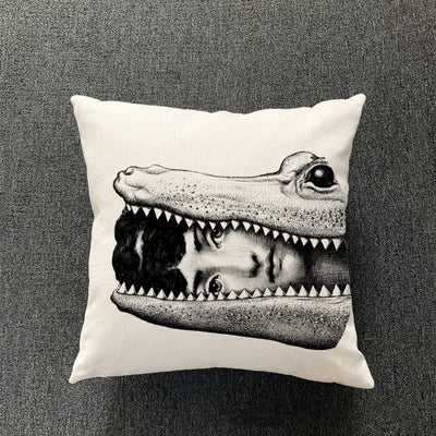 Funda de Almohada de Algodón y Lino para Sala de Estar - Image 46