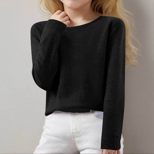Suéter Cuello Redondo Versátil para Otoño e Invierno - Image 7