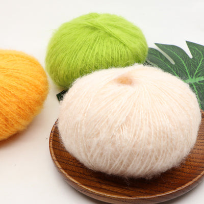Suéter y chal de mohair para bebé con detalle de tejido - Image 26