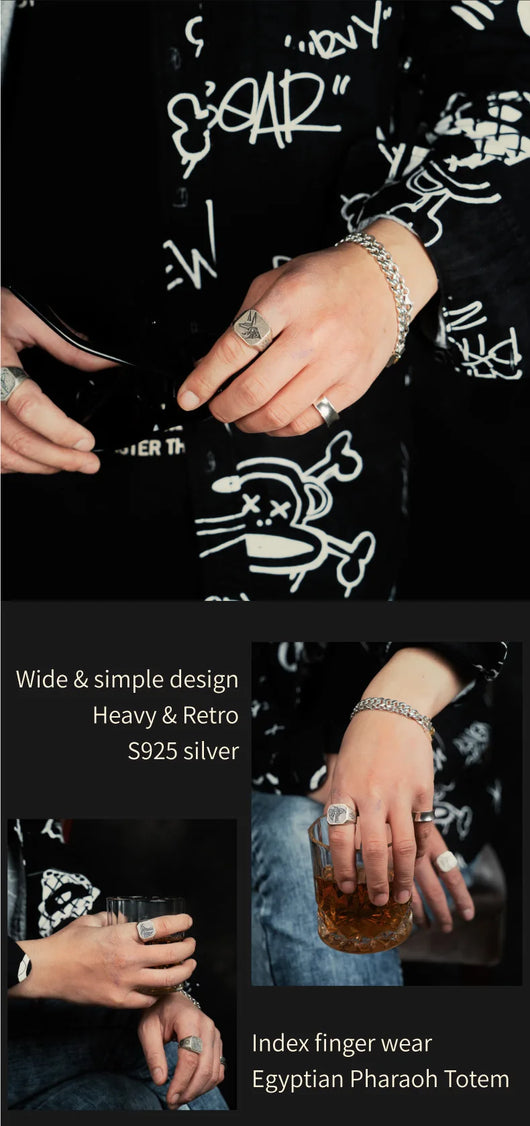 Anillo de Plata Tailandesa Ojo de Horus - Símbolo Egipcio de Protección - Image 7