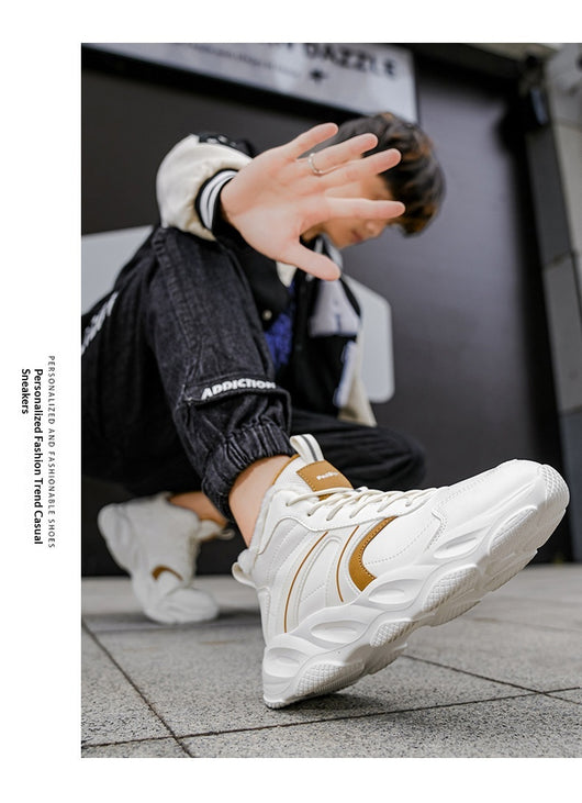 Zapatos de Algodón Gruesos para Hombre - Comodidad Casual y Deportiva - Image 25