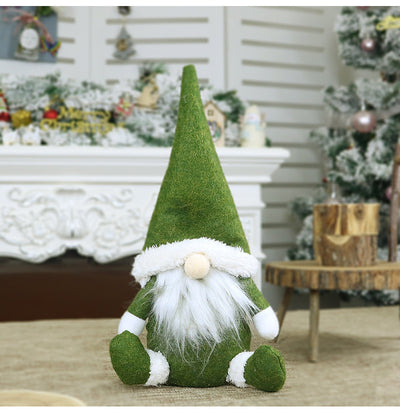 Muñeco Navideño sin Rostro para Decoración de Ventana - Image 15