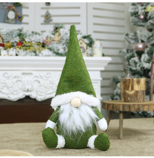 Muñeco Navideño sin Rostro para Decoración de Ventana - Image 15