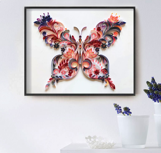 Pack de Material para Quilling Mariposa de 20 Pulgadas con Ranuras