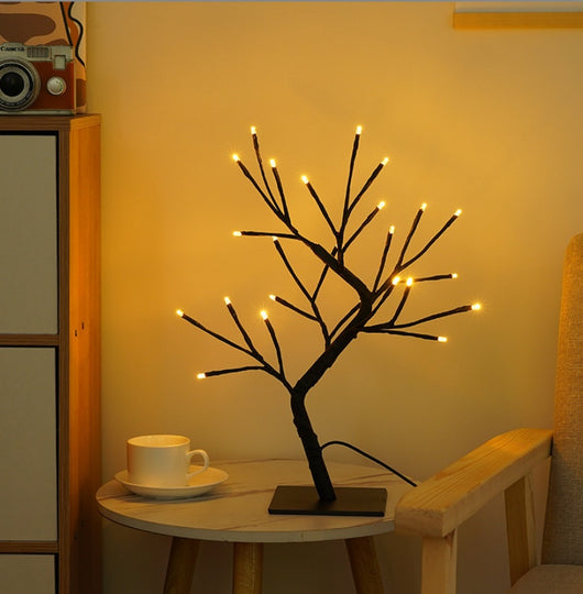Lámpara Decorativa Árbol de Rosas para Dormitorio - Image 12