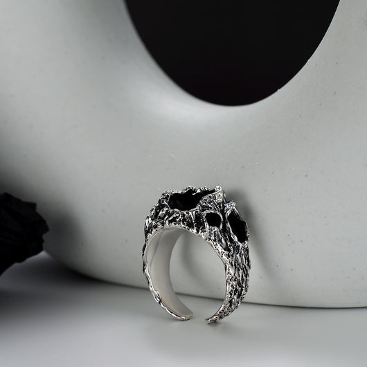 Anillo Vintage de Dedo Índice con Diseño Rock Clásico para Mujer - Image 6