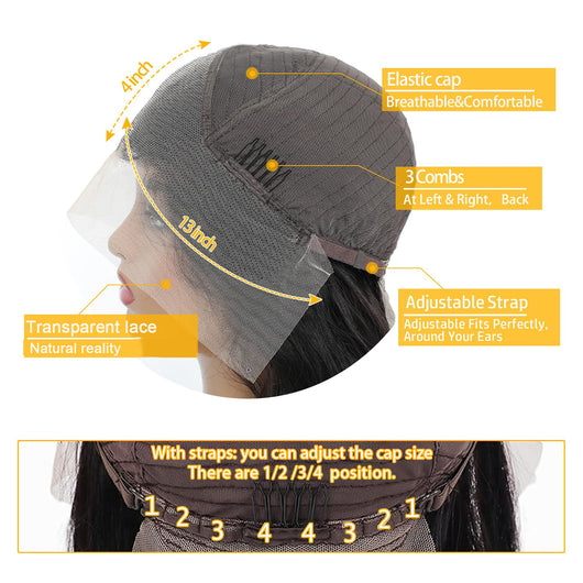 Peluca Frontal de Encaje Negro Estilo Europeo y Americano - Image 15