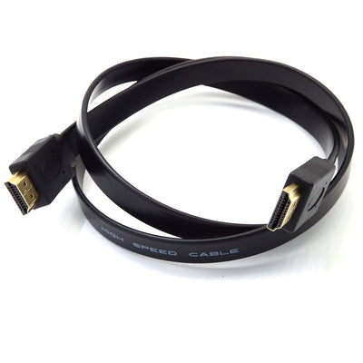 Cable HDMI Plano Full HD Macho a Macho - 30/50/100cm para TV y Cine en Casa - Image 2