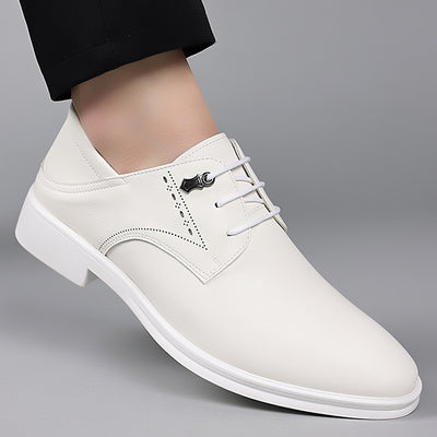 Zapatos de Vestir Ejecutivos en Cuero Suave con Punta Pronunciada - Image 2