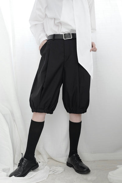 Shorts Oscuros con Puños Elásticos - Image 9