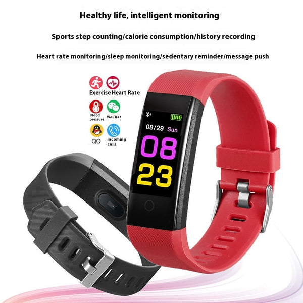 Pulsera Inteligente Deportiva con Monitor de Salud y Pantalla a Color