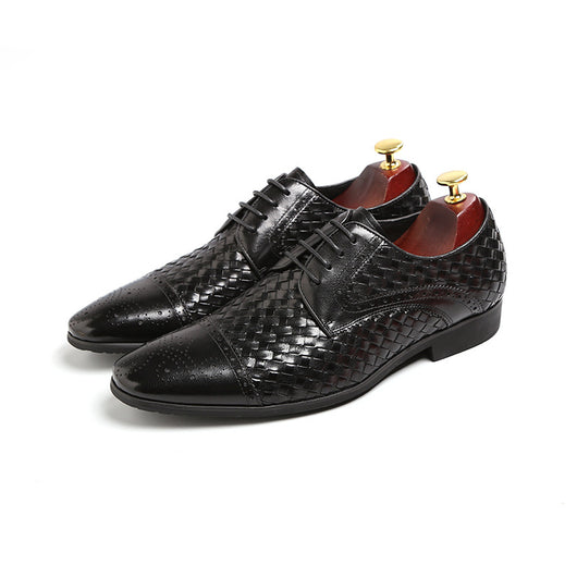 Zapatos de Cuero Puntiagudos Británicos para Hombre - Estilo Ejecutivo - Image 6