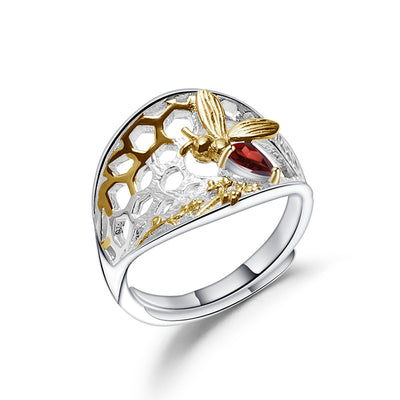 Anillo Ajustable de Diseño Natural con Apertura Flexible - Image 11