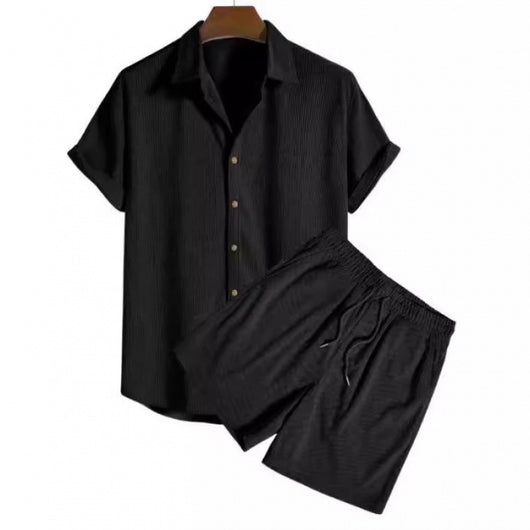 Conjunto de Playa Holgado: Playera y Shorts Cómodos - Image 3