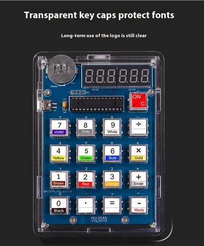 Kit DIY Calculadora con Microcontrolador de Chip Único y Pantalla Digital - Image 21
