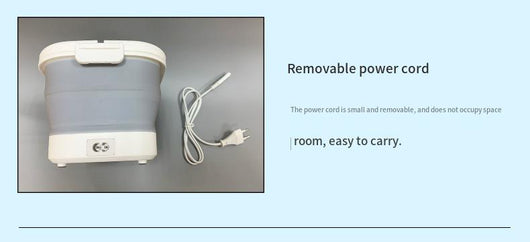 White and grey aromatherapy drying UV sterilization box, disassembled to show collapsible basin, vented lid, and drying rack. - Image 10