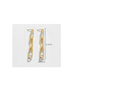 Aretes de Plata Pura Lujo Ligero Moda Europea Americana - Image 6