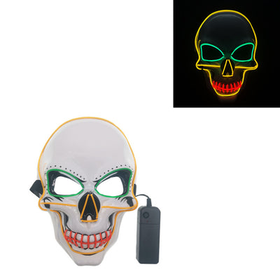 Máscara Calavera LED Resplandeciente con Líneas de Neón - Image 15