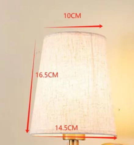 Lámpara de Mesita Minimalista Cobre Moderno para Dormitorio - Image 10