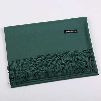 Bufanda de Cashmira Artificial Liso para Mujer 220g - Chal Cálido y Elegante - Image 26