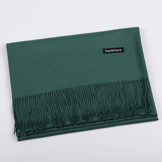 Bufanda de Cashmira Artificial Liso para Mujer 220g - Chal Cálido y Elegante - Image 26