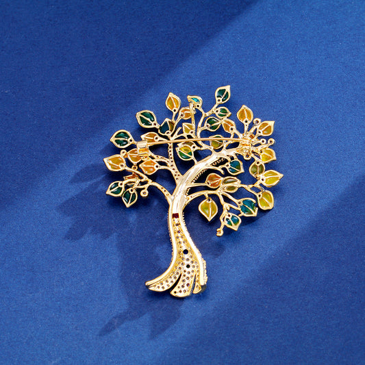 Broche Árbol de la Vida con Circonia Elegante y Sofisticado - Image 2