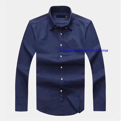 Camisa Manga Larga Hombre Business Casual Primavera Otoño - Image 15