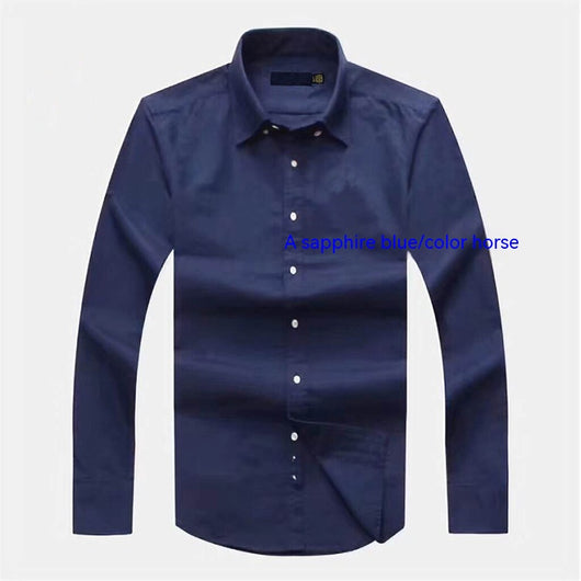 Camisa Manga Larga Hombre Business Casual Primavera Otoño - Image 15