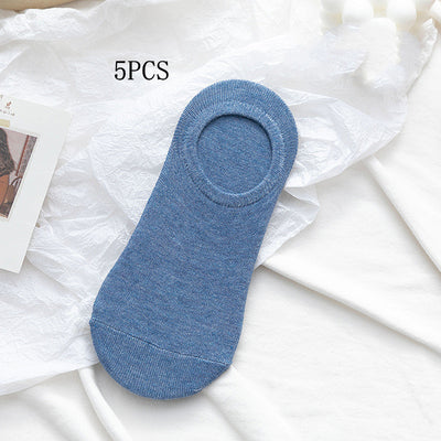 Calcetines Invisibles Unisex Colores Sólidos - Comodidad Discreta para Todos - Image 25