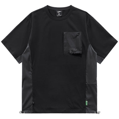 Playera de Contraste con Costuras Combinadas - Image 3