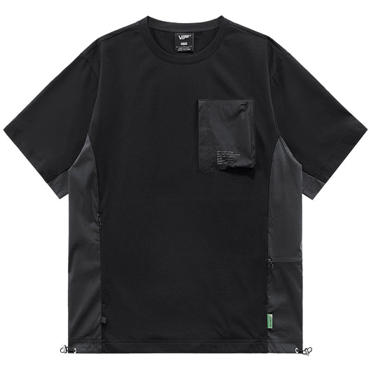 Playera de Contraste con Costuras Combinadas - Image 3