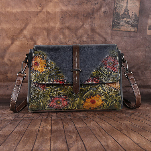 Bolso de Cuero Genuino para Mujer con Bandolera Diagonal - Image 7
