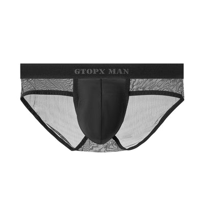 Bóxer Hombre Malla Translúcida Ice Silk Cintura Baja Diseño Ergonómico - Image 4