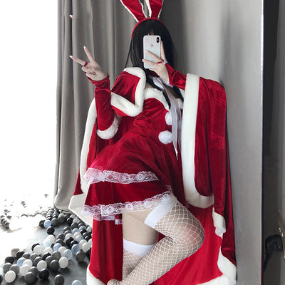 Disfraz Sexy de Criada Navideña con Tentación - Image 6
