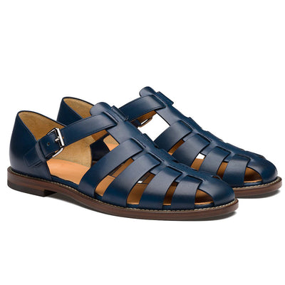 Sandalia Colorblock para Hombre en Cuero Sintético Cosido - Image 3
