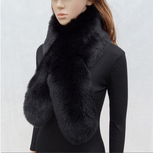 Estola de Piel Sintética Zorro y Conejo - Cuello Elegante - Image 8