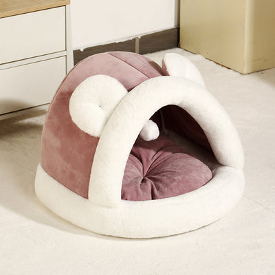 Cama Cueva Térmica para Gatos y Perros Pequeños - Refugio Acogedor - Image 8